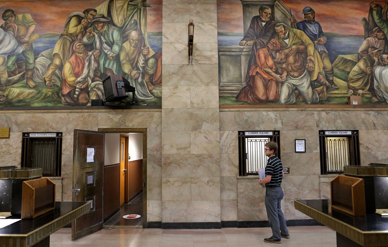 St. Louis Post Office murals